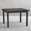 Table de salle à manger carrée en aluminium Club - Gris ardoise-20521982