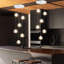 Luminaire suspendu moderne en cristal à 6 lumières DEL pour hall d'entrée, salle à manger, chambre à coucher et salon