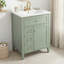 Meuble-lavabo de 24 po avec lavabo, tiroir coulissant et 2 tiroirs coulissants