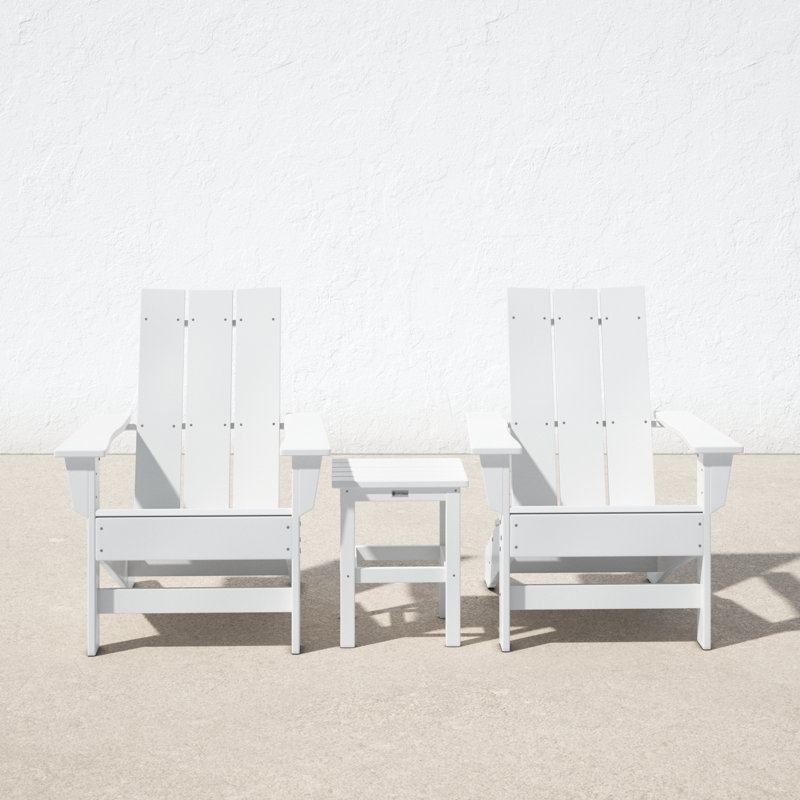 Ratcliff 3 Piece Seating Group, White