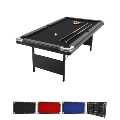 Table de billard pliante compacte de 7 pieds pour table de billard portable