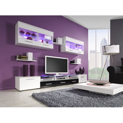 Bachisia Unfinished Floating Entertainment Centre for TVs up to 88"