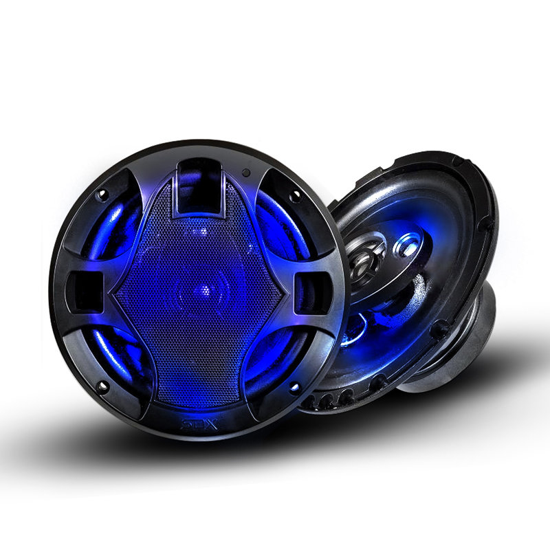 SDX Audio -6.5" 4-Way Car Speaker with LED Lights