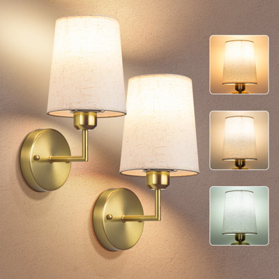 Battery Operated Wall Sconce, Rechargeable Wall Sconces Wall Decor Set Of 2