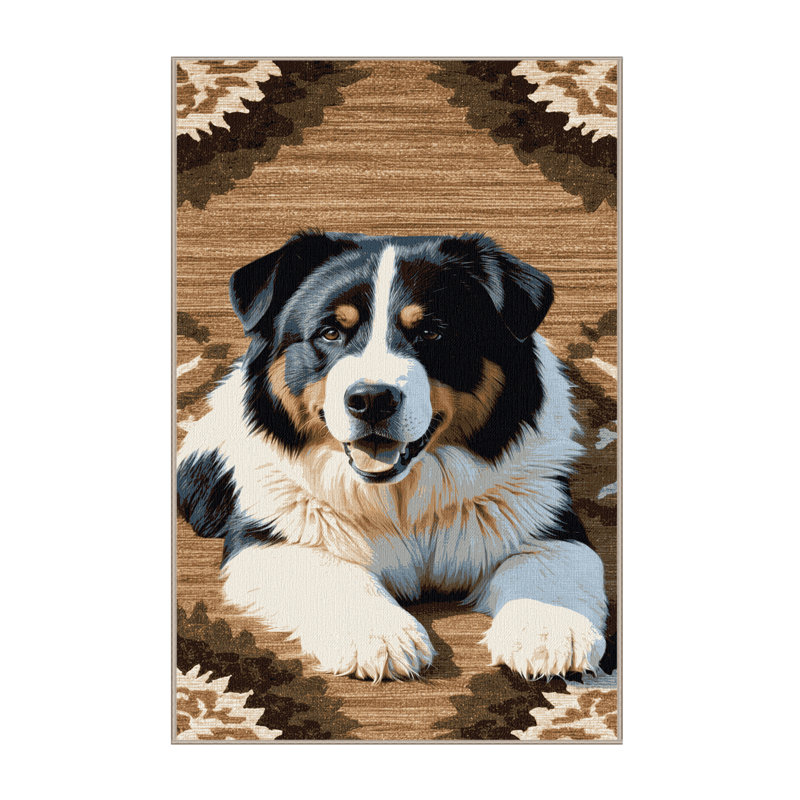  Tapis lavable Karelian Bear Dog Dogs, Carré 4 pi