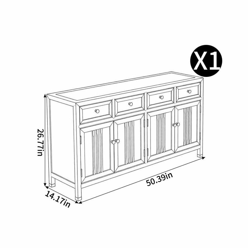 Armoire à chaussures de style européen