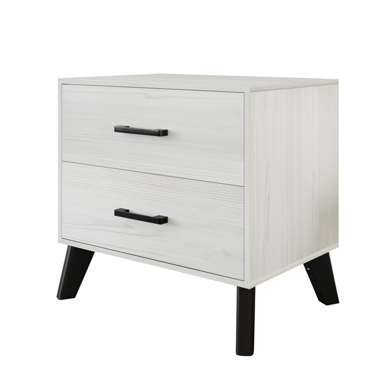 Jeweldine 21.65'' W Nightstand, Light Gray