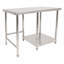 Table en acier inoxydable pour la préparation et le travail, table de préparation et de travail pour la cuisine, table de travail commerciale robuste-131449516