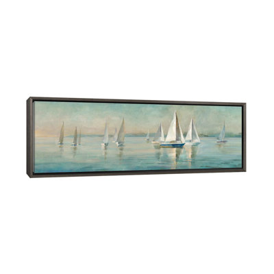 Voiliers au lever du soleil par Danhui Nai - reproduction d'art sur toile