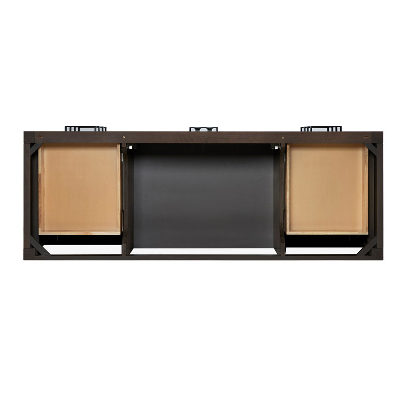 Cambridge 61'' W Single Vanity, Brown Oak