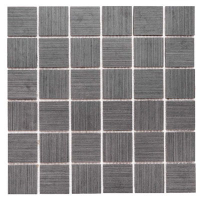 New Orleans 12" x 12" Porcelain Grid Mosaic Wall & Floor Tile