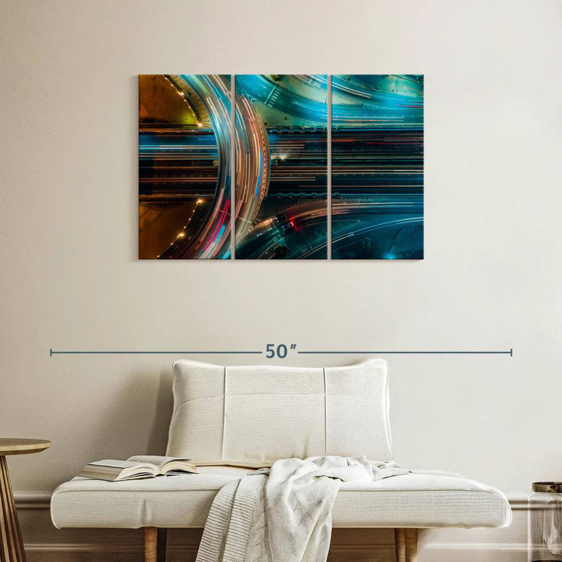 Mehar Highway Light Trails, 24" H x 38" W