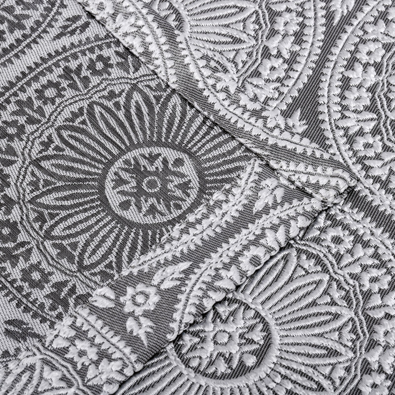 Daleila Room Darkening Curtain Pair, Silver, 52" x 84"
