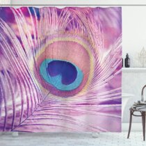 Peacock Shower Curtains & Shower Liners You'll Love