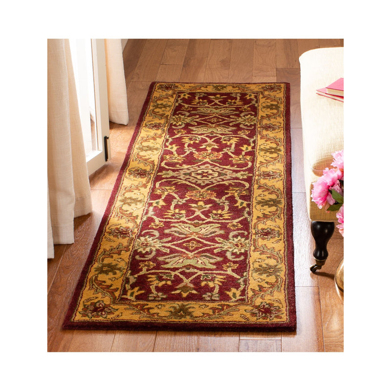 Santoyo Hand Tufted Wool Oriental Rug, Runner 2'3" x 8'