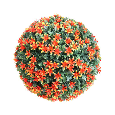  Artificial Flowers for Home Decor Faux Flowers and Plants Simulated Flower Balls Holiday Decorations Christmas Hanging Flower Balls for Backyard Balcony Garden Porch Patio Wedding Home Decor