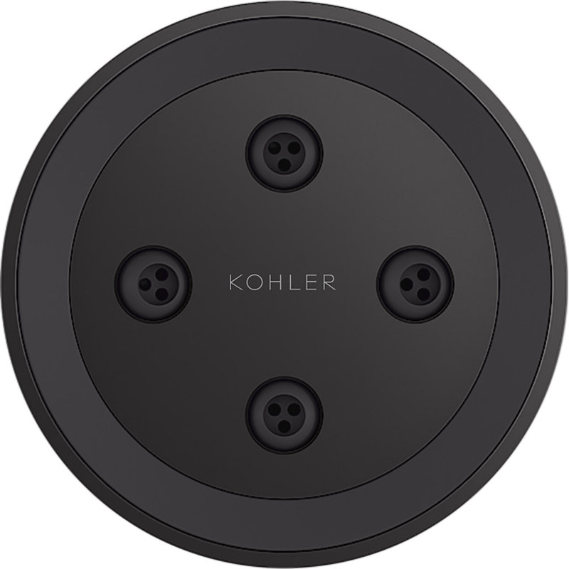 Statement Round Adjustable 2.5 Gpm Body Spray, Matte Black