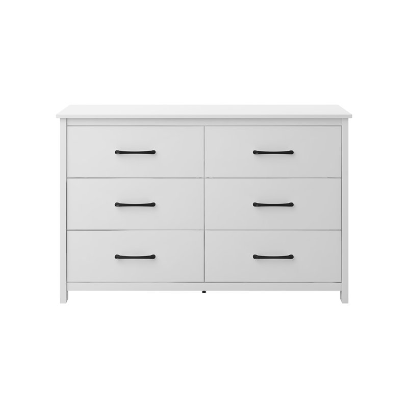 Commode 6 tiroirs Wilder, Blanc