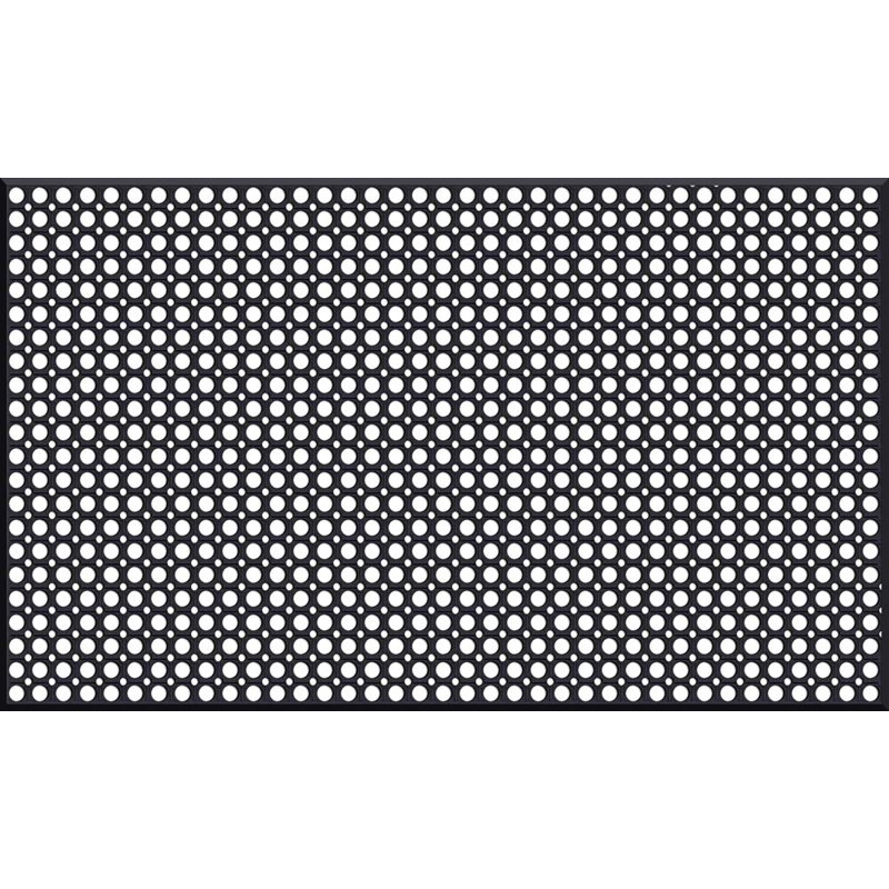 Rapoza Solid Color Water Resistant Non-Skid Kitchen Mat, Rectangle 3' x 10'