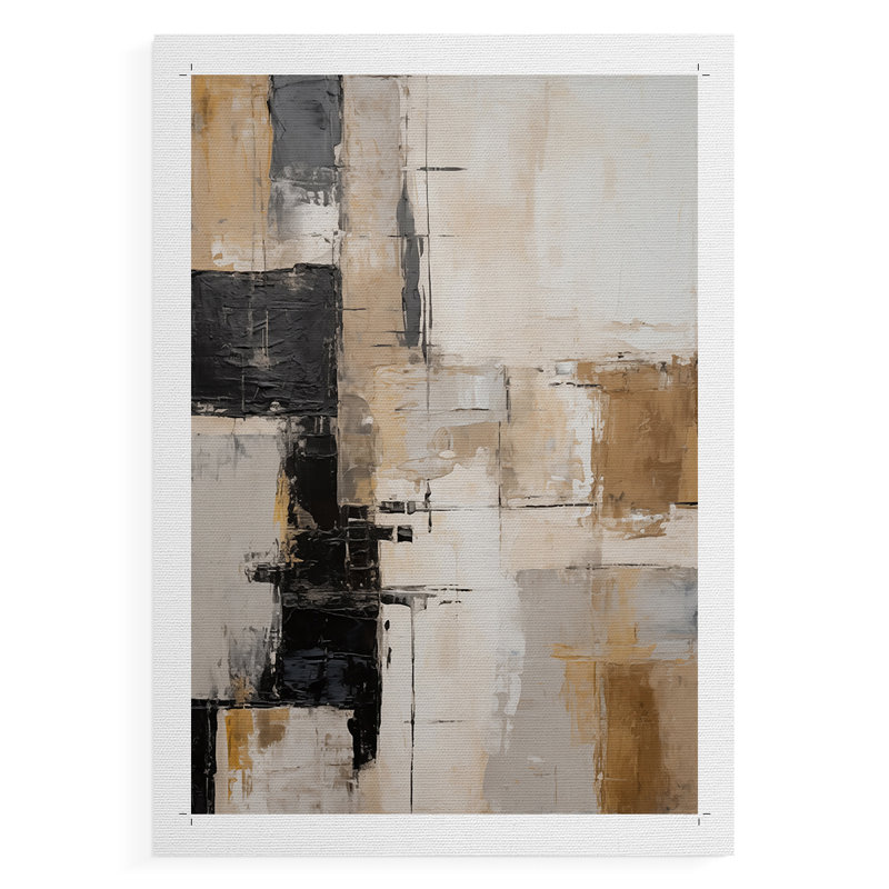 Série ABSTRACT CD - Impression sur toile seulement - NON-CADRE, H 18 po x l 12 po