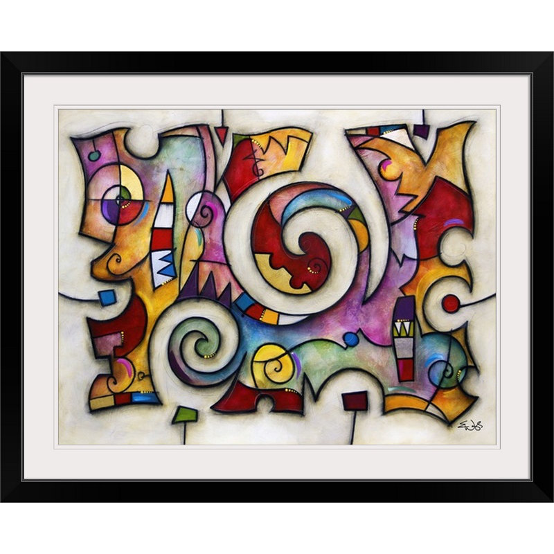 «Big Swirl» par Brittiney, Malveaux, H 12 po x l 16 po x P 1,5 po, Toile