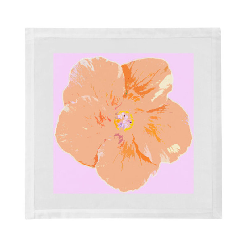 Hibiscus Cotton Sateen Dinner Napkins