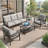 5-Pieceall-Weather Conversation Sofa Set