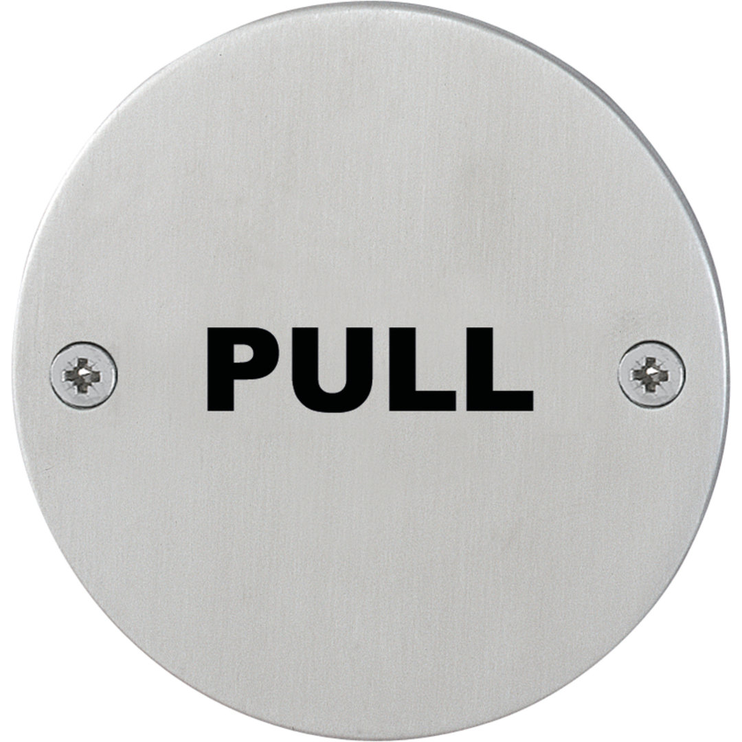 Amaurys Circular "PULL" Sign