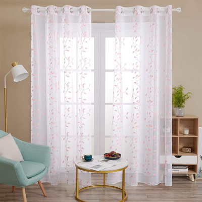 Paddock Sheer Curtains / Drapes Pair