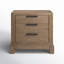 Table de chevet en bois massif Kaziyah