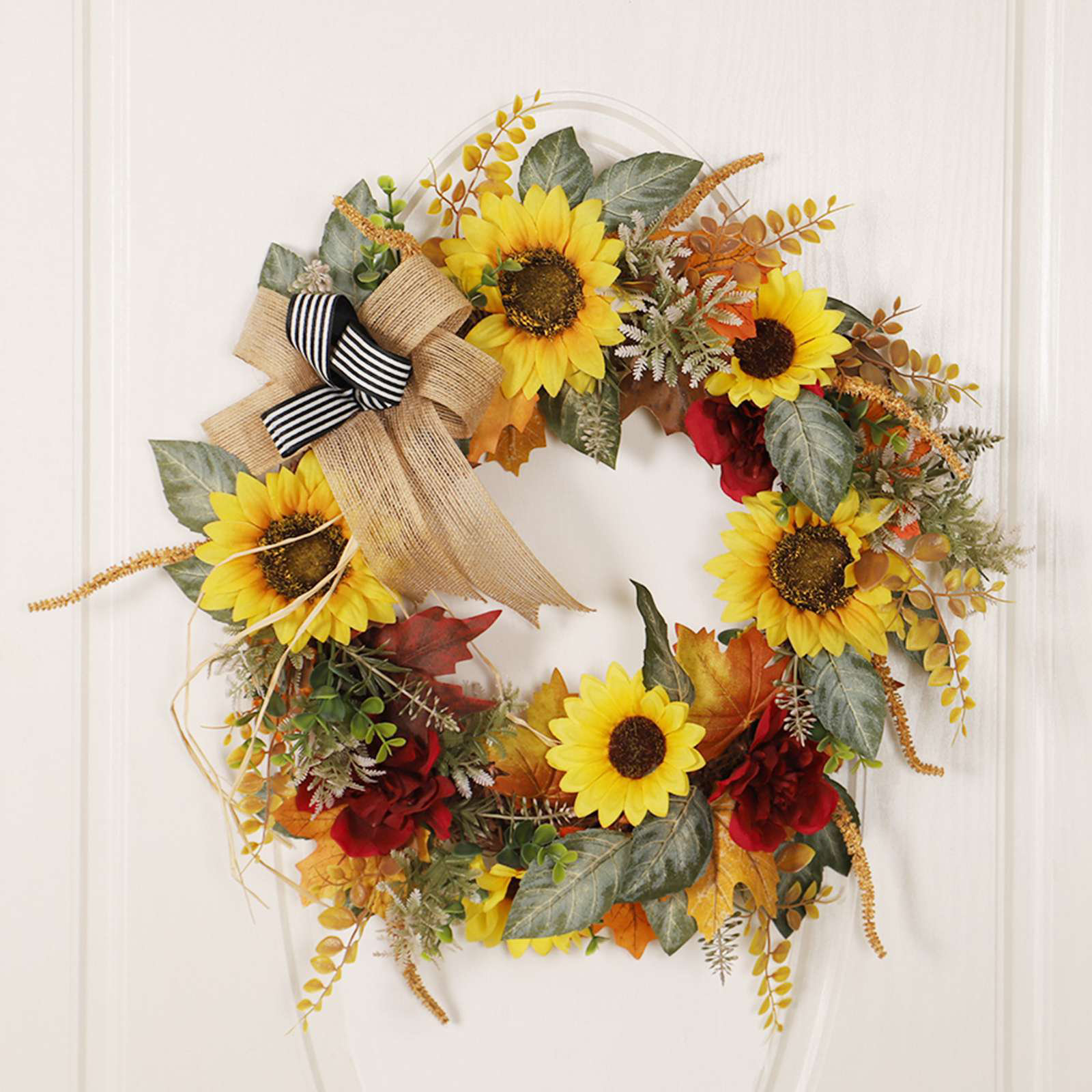 Ophelia & Co. Fall Wreaths for Front Door Outside 19.69 Inch Autumn ...