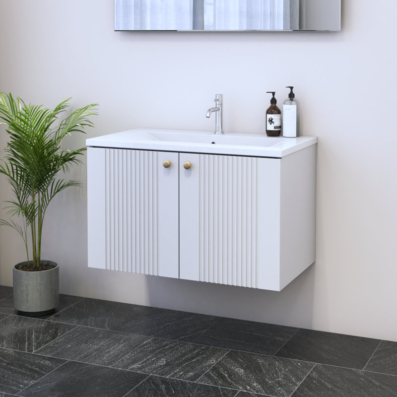 Coiffeuse Borneo 04, Blanc