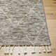 Talon Geometric Hand-Knotted Wool Area Rug in Gray/Brown