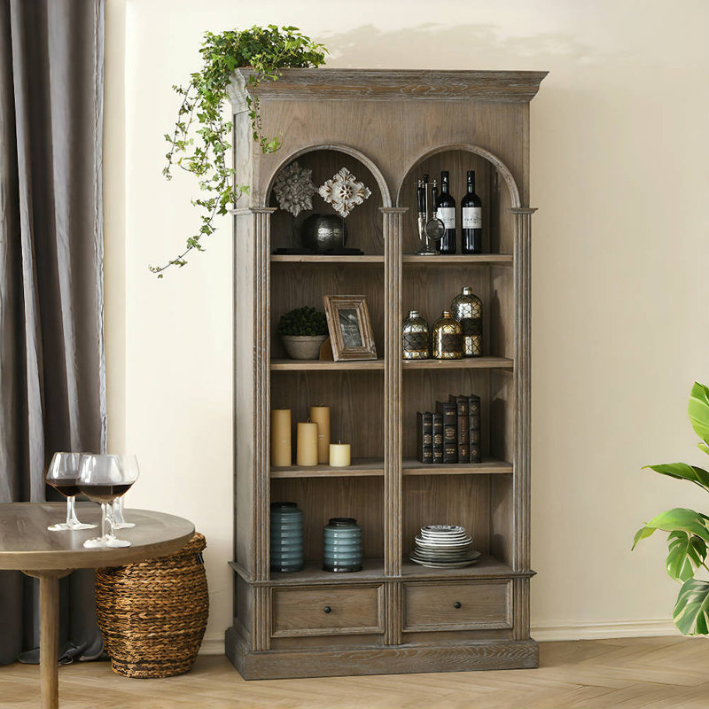 Vitrine simple et rétro de style américain