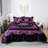 Midnight Bloom Satin Floral Comforter-789473769
