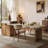 French Retro Retractable Dining Table