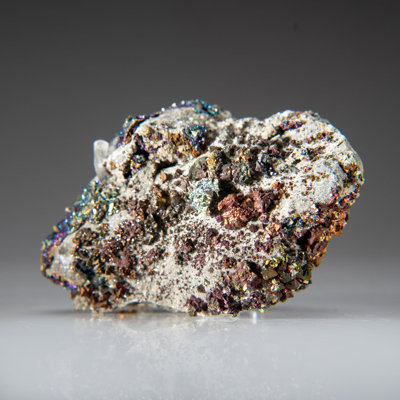 Chalcopyrite sur quartz de la mine Flambeau, Rusk County, Wisconsin, États-Unis