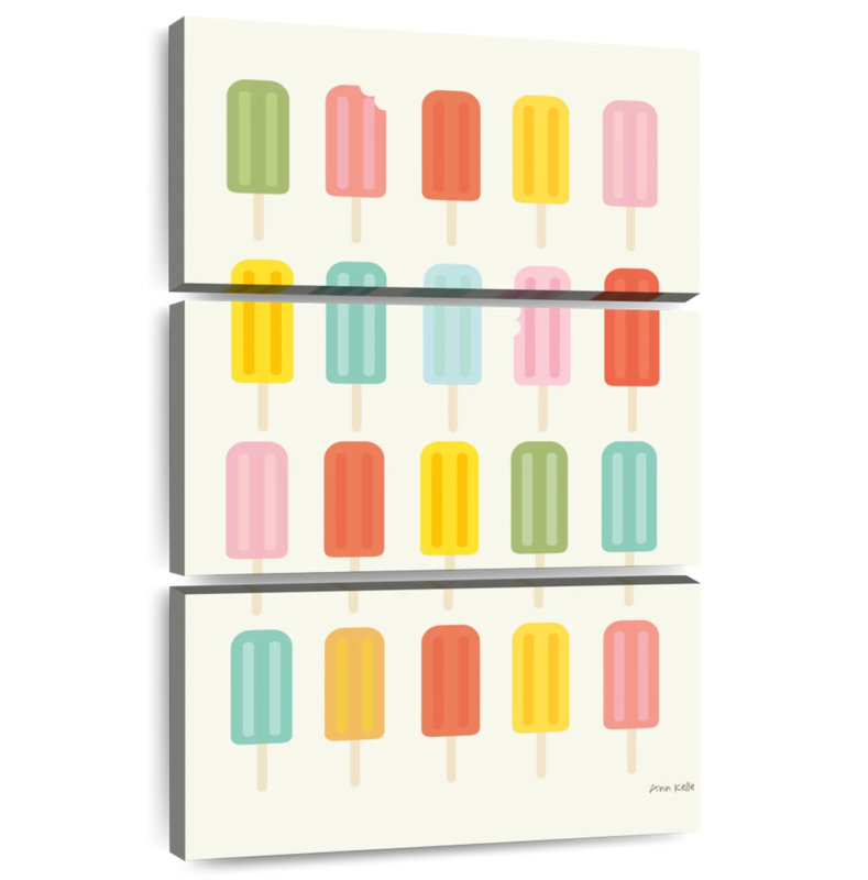 Yarlin Colorful Popsicles, 45" H x 28" W