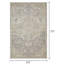 Tapis oriental en polypropylène tissé à la main en crème / gris-428079338