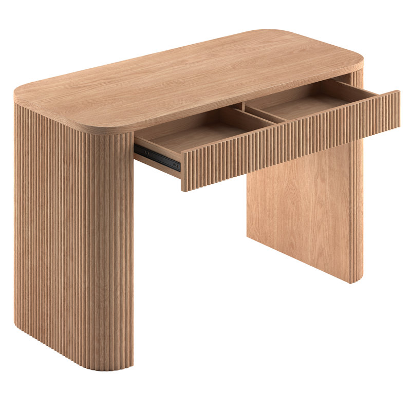 Bureau rectangulaire en bois massif de 47,5 po Carter, Chêne clair