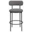 Chaise de bar rembourrée (ensemble de 2)-1252606309