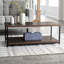 Table basse rectangulaire avec rangement Gateshead Jamestown-1780160183