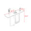 Console en pierre frittée de style américain-1398987275