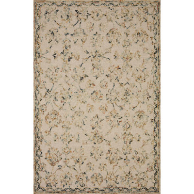 Eringisl Wool Floral Indoor Rug