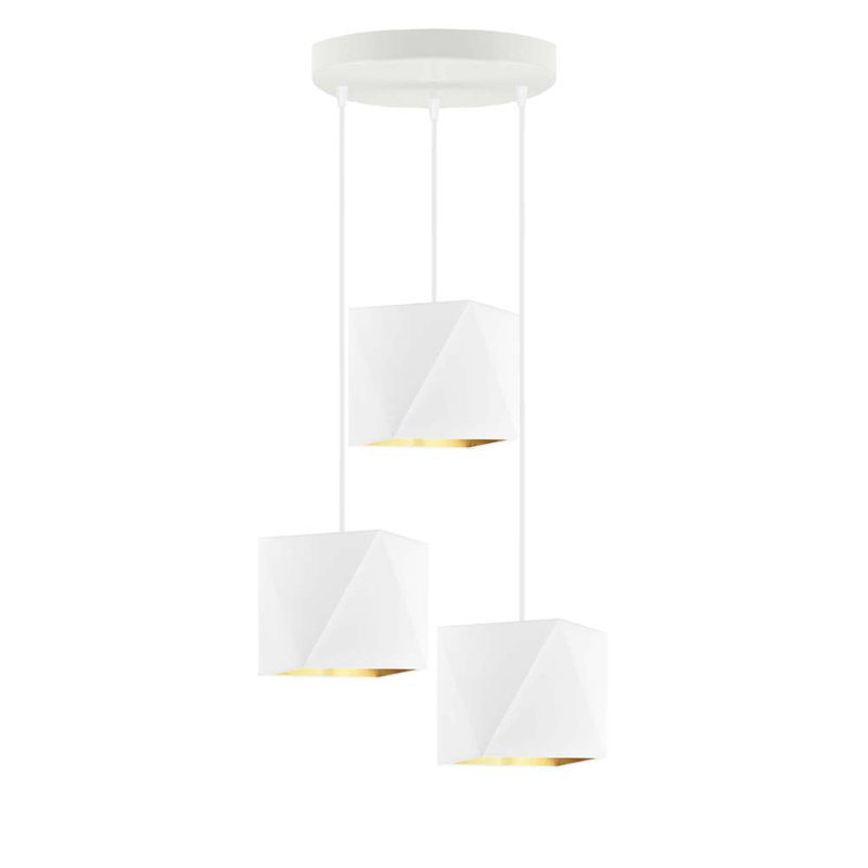 Ridgedale 3 - Light Cluster Pendant, White