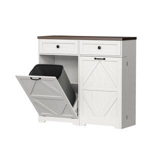 13 Gallon Tilt-Out Trash Bin Cabinet