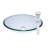 Novatto 15'' Clear Glass Oval Bathroom Sink-95974020