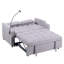 1 canapé-lit pliable multifonctionnel avec 3 longueurs différentes, canapé moderne, tissu en suède amélioré, dossier réglable, couleur avec port USB et support de téléphone rotatif-988670425