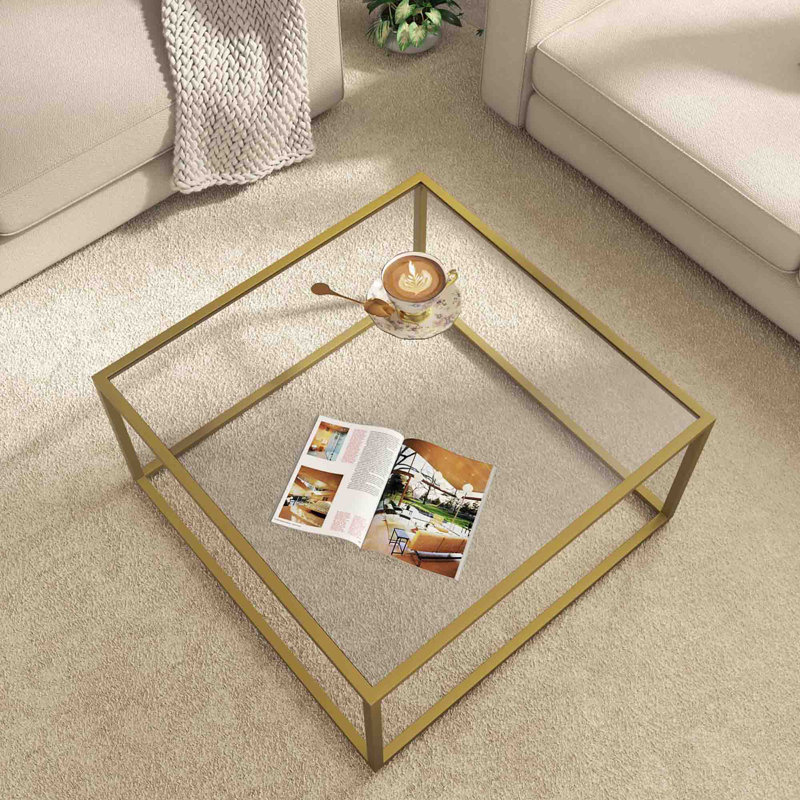 Brookly Coffee Table, Gold