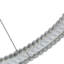 Luminaire suspendu à chevrons - Nickel brossé - Diamètre de 23,62 po-125545652